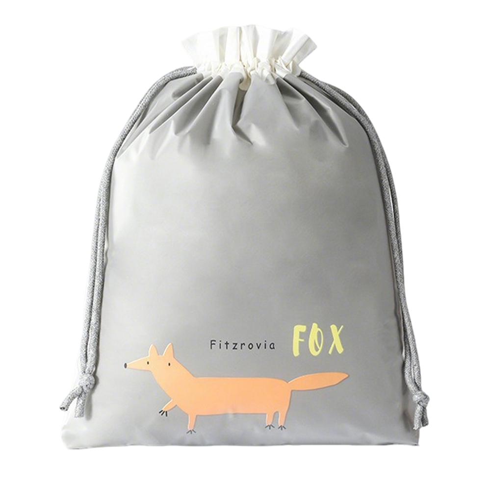 Double Layer Waterproof Drawstring Bag Travel Storage Pouch for Underwear Socks Cute Cartoon Dirty Clothes Laundry Bag 1PC