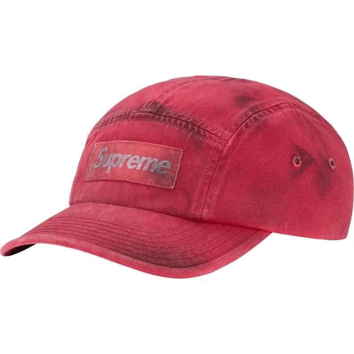 Supreme Overdyed Camp Cap Red One-Size