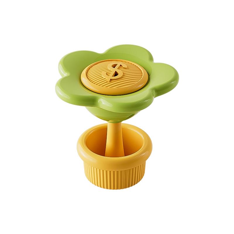 Dopamine Rich Flowers Toilet Presser Long Nails Manicure Special Creative Toilet Tank Flush Aid Push Button