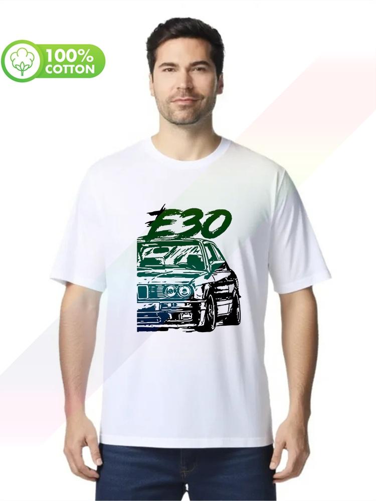 2026 Selling 100% Cotton Men's T-shirt E30 Drift Motorsport Old School Digitally Remastered S-xxxl Tops Tees