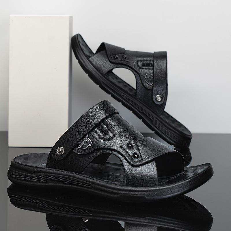 Außensandalen lässig Sommer neu wasserdicht rutschfest weiche Sohle Fahren Strand Schuhe Doppelzweck coole Hausschuhe