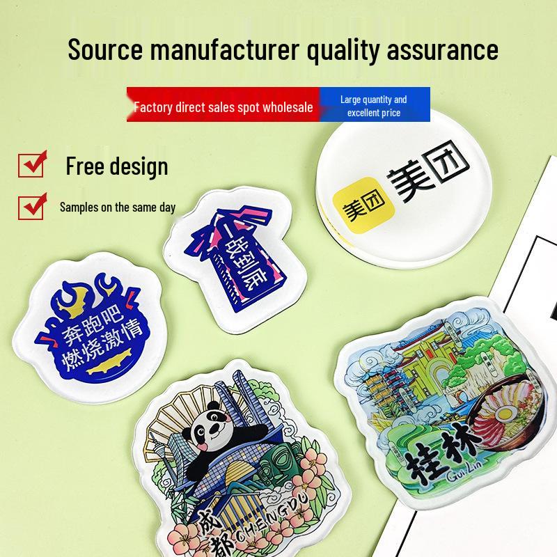 Acrylic Anime Cartoon Attraction Magnets - Soft DIY Stickers