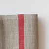 Kitchen Cloth Thick Natural Red Line
