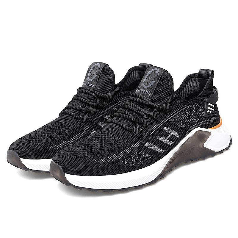 Flying woven mesh outdoor sports shoes students new summer casual men's shoes comfortable cloth shoes lightweight running shoes