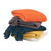 Nordic Solid Color Wool Blanket Woven Pattern Hotel Bed Tail Towel Sofa Blanket Knitted Nap Bed Cover Travel Shawl