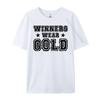 Winners Wear Gold Color War Camp Team Game Competition XS Graphic T Shirts Oversized T Shirt Unisex Easter Sunday