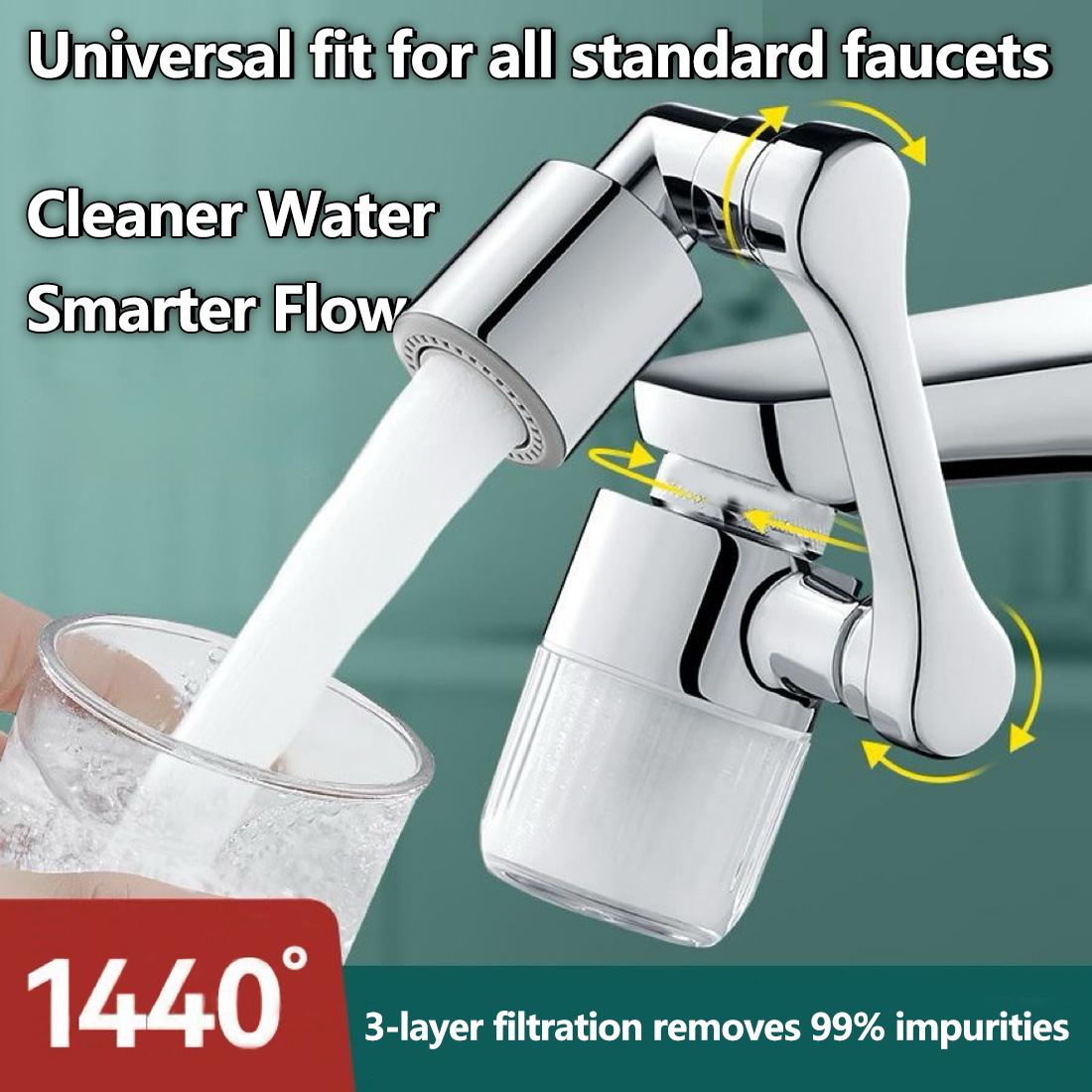 

Фильтр для водопроводного крана для кухни Фильтр-барботер для жесткой воды Фильтрация для ванны Очиститель Удаляет хлор Тяжелые металлы Фильтр