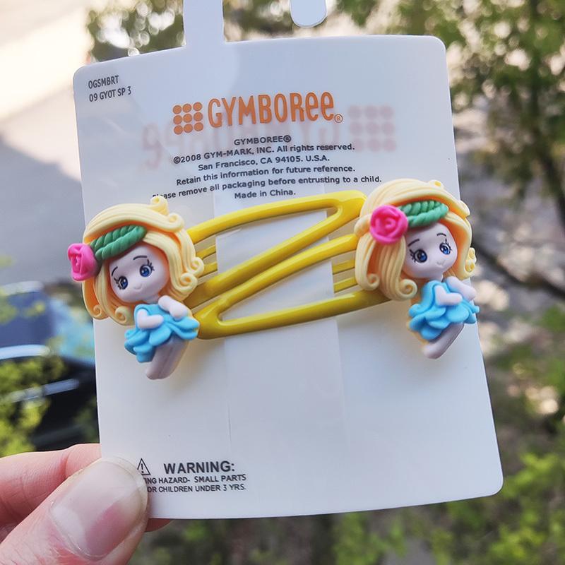 2PCS Cartoon Cute Princess Kids Elastic Hair Bands Children Hair Ties Girls Hair Accessories Baby Headdress