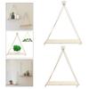 Decorative Wooden Hanging Shelves Perfect for Bedrooms and Nurseries