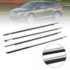 Artudatech 4pcs Chrome Outside Window Moulding Weatherstrip Seal For Toyota Venza 2009-2016 Car Accessories