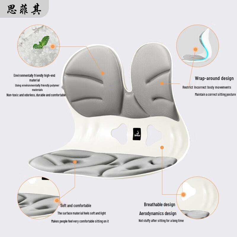 Sifeiqi Ergonomic Lumbar Support Office Seat Cushion