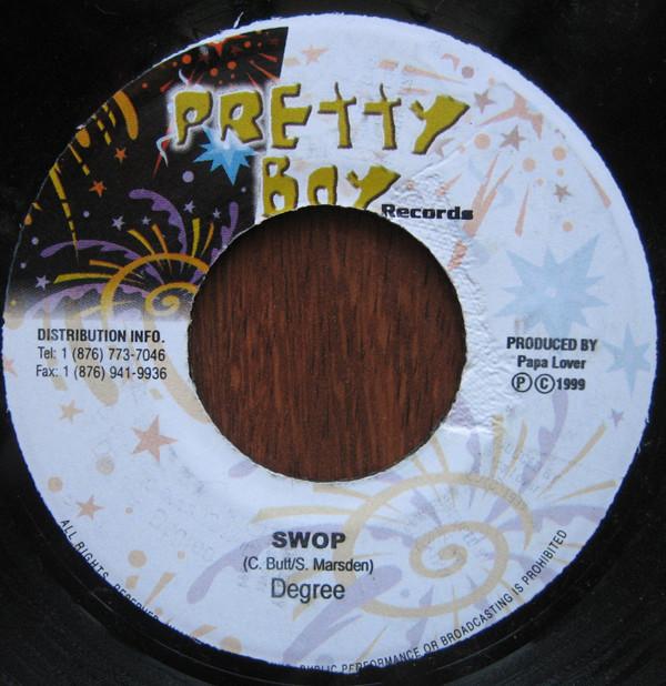7inch Record GENERAL DEGREE - Swop / Buss Blank (Remix) NONE Pretty Boy Reco 1999 Jamaica Reggae, Ska & Dub Used