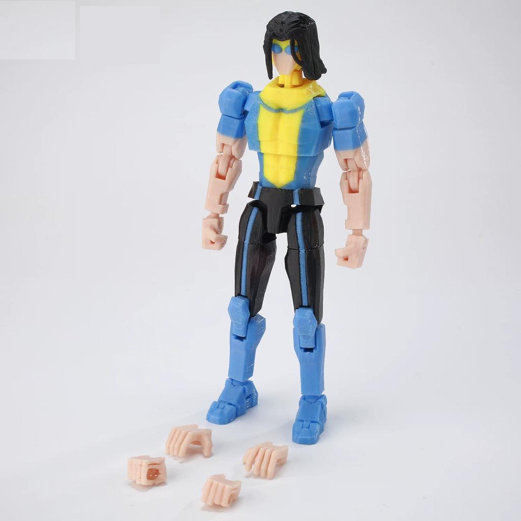 3D-Printed Articulated Action Figures Collectible Toys for Adults And Kids