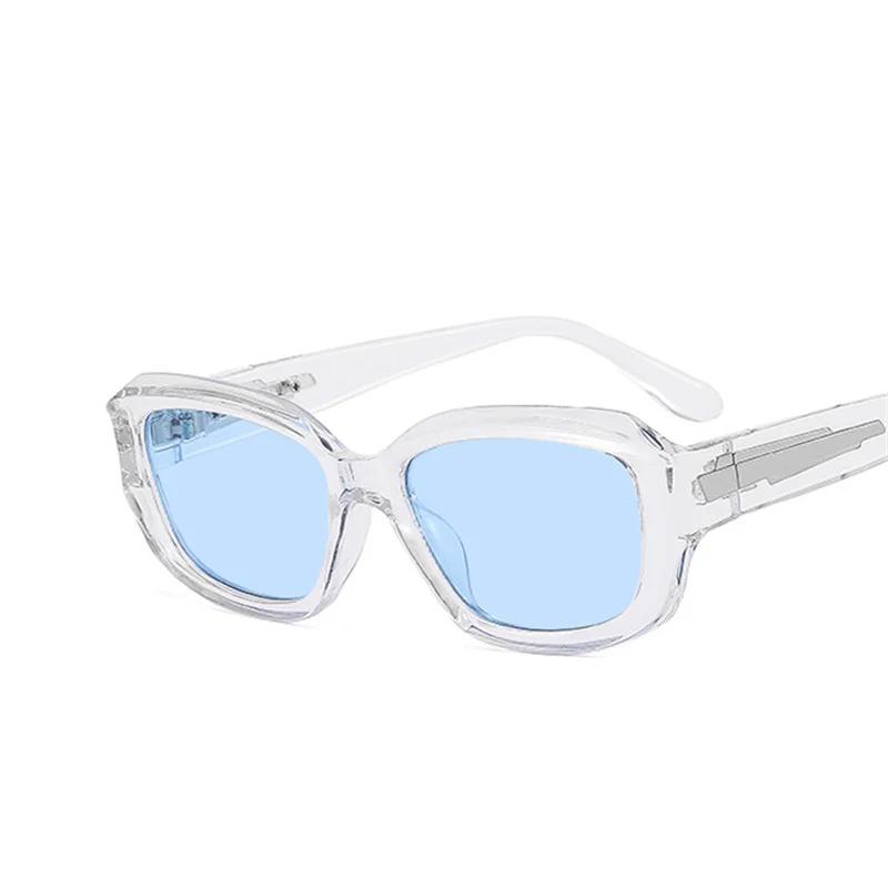 

Геометрические квадратные солнцезащитные очки Женские Дизайнерские Модные Ретро Маленькая оправа Солнцезащитные очки Тень Для мужчин only 1pcs sunglasses