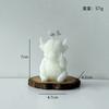 1Pc Funny Animal Soy Wax Scented Candle - Frog/Yak/Bulldog/Middle Finger Photo Prop Valentine's Day Unique Creative Gift