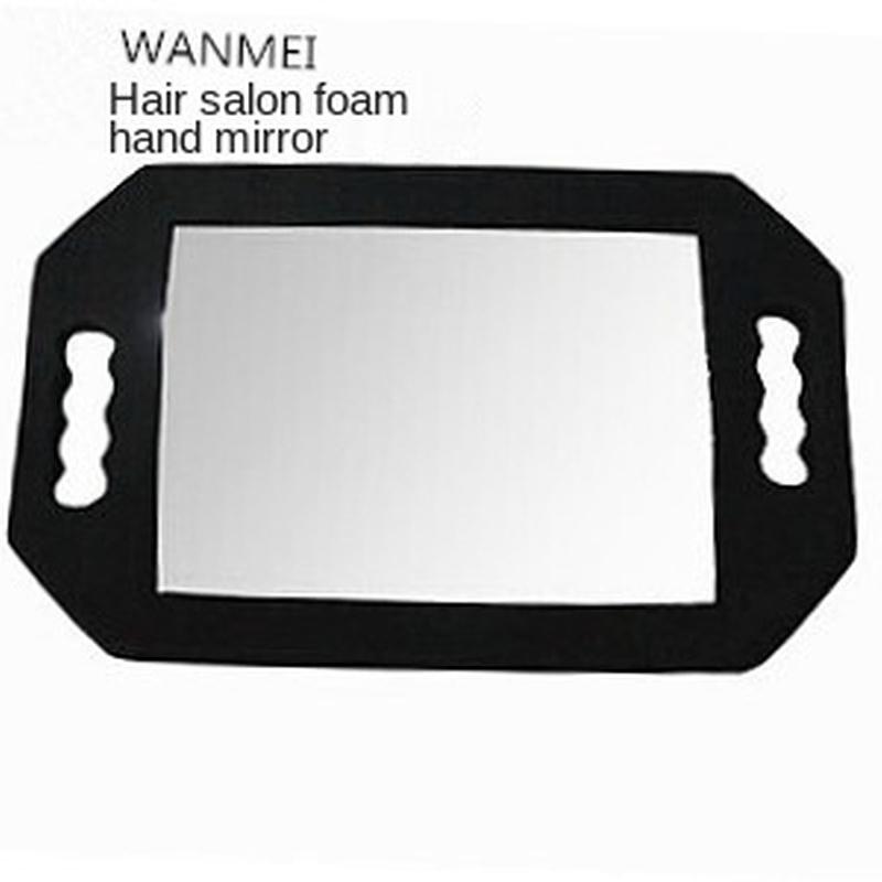 1pcs Professional Square Wall-Mounted Salon Mirror with Shockproof Foam Back - For Hairdressing & Makeup