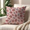Retro Movie Night Popcorn Cushion Cover For Pillow Printing Sofa Decoration Home Car Room Coffee Shop Office Nordic Simplicity
