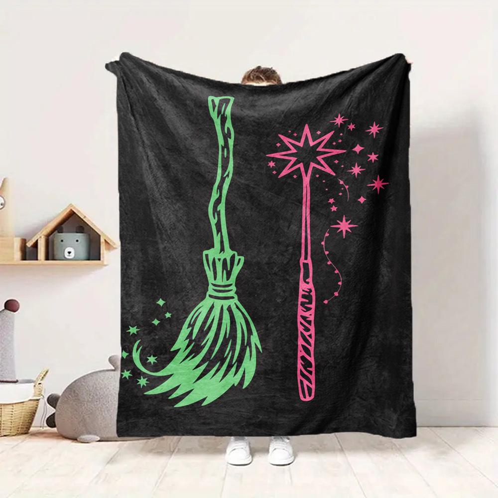 Witchcraft Tools Flannel Blanket Throw Blanket Soft Warm Sofa Bed Camping Home Decor Unique Christmas Gift C9211851