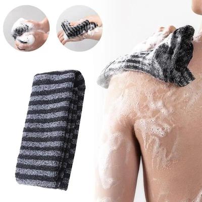Praktisches 1 Stück Reibe-Waschlappen Badebürste für Rückenhandtücher Peeling-Schrubb-Dusche Körper Badezimmerhandtuch