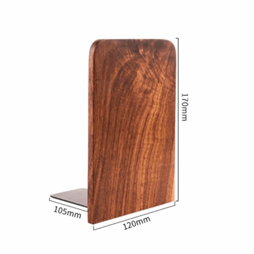 Anti-Slip Wood Book Stoppers Detachable Book Supports High Quality Wooden Bookends  School Office