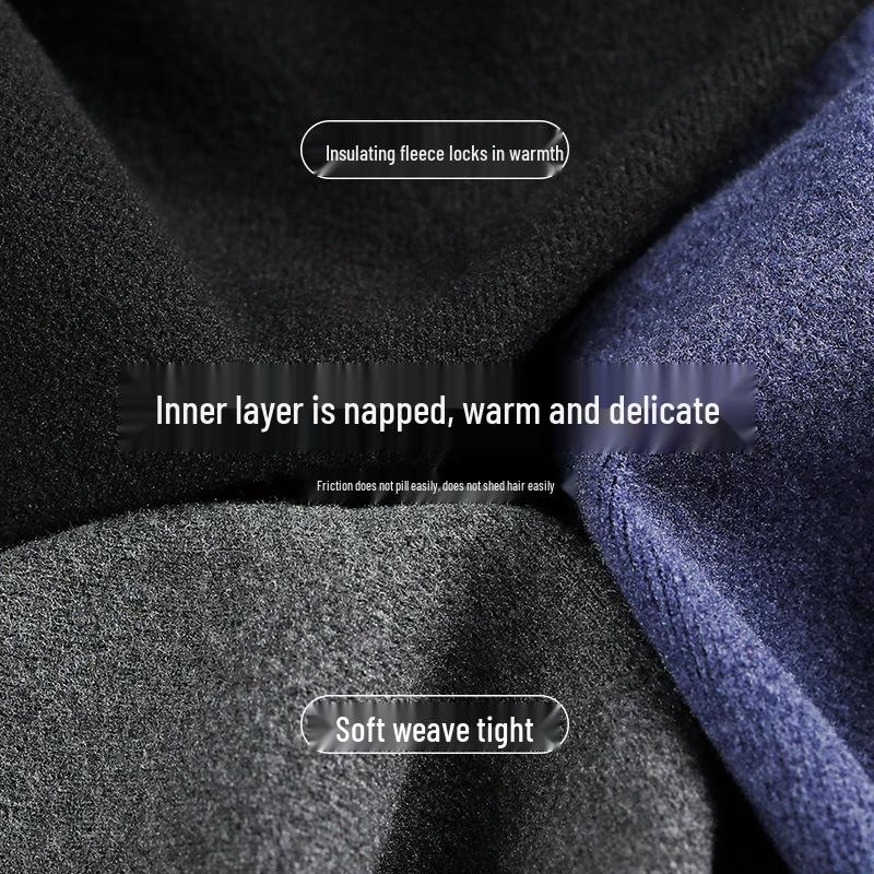 Men's Extra Thick Fleece Lined Thermal Underwear Set - Heat Retaining and Cold Resistant Long Johns for Autumn and Winter.