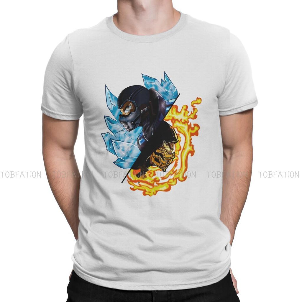 Vs Newest Polyester Tshirts Mortal Kombat Video Game Unisex Graphic Tops T Shirt Round Neck