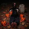 Realistic Cemetery Landscaping Prop Animated Zombie Halloween Decoration Creepy Sound Activated Haunted House with Scary Commercial Grade Gear Sound,