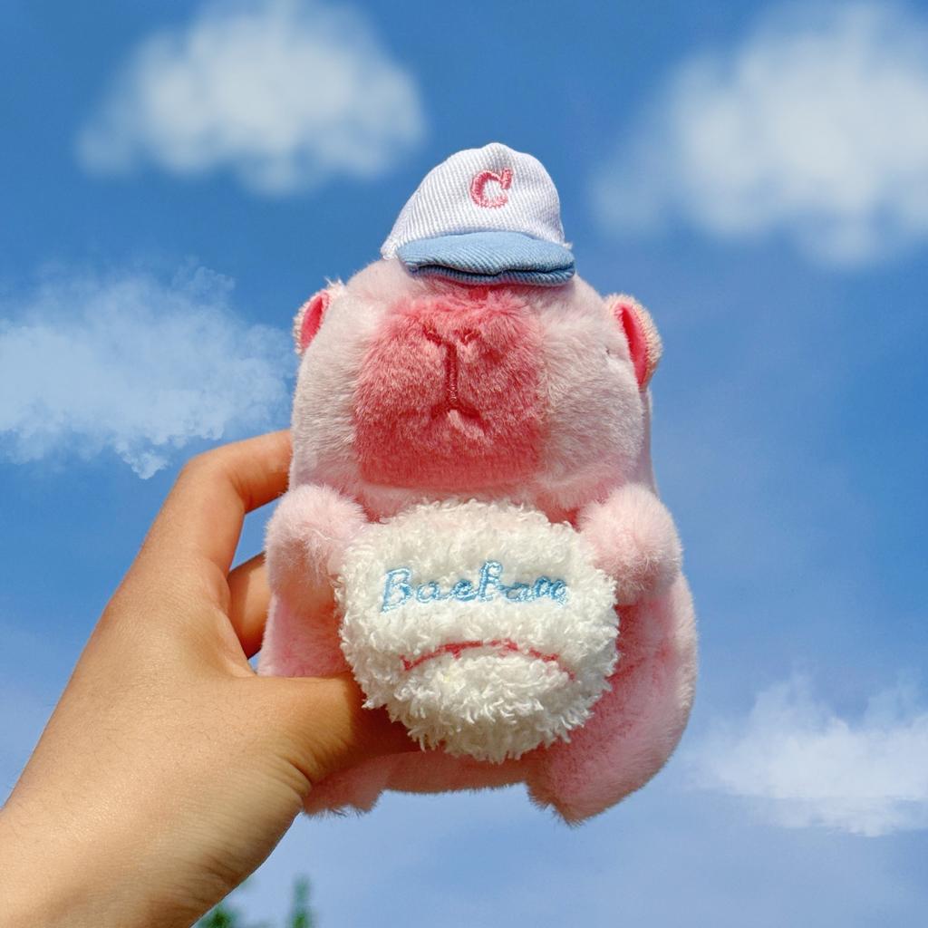 Creative Plush Sports Water Dolphin Pendant Doll Cartoon Capybara  Doll Cute Gift