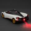 1:24 Pagani Huayra Dinastia Sport Car Model Toys Alloy Diecast Sound Light 4 Door Opened Racing Vehicle For Kids Gift Collection