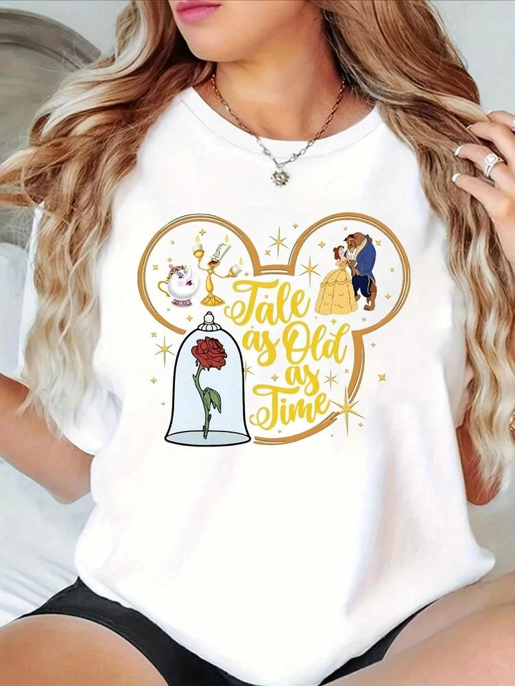 Kisses Beauty And The Beast Rose TShirt Unisex 10 S