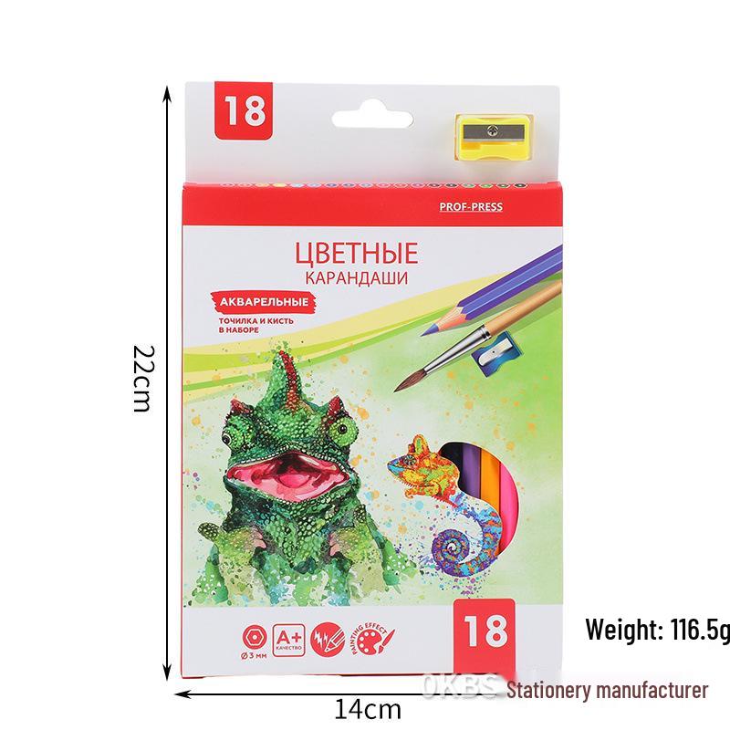 Oil-Based Colored Pencil Set for Children - Available in 12, 18, 24, and 36 Colors - Ideal for Elementary School Drawing