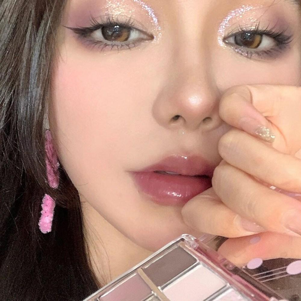 Makeup mixing mixing acrylic palette tint square kit makeup pearly eye shadow iris purple glitter 9 colors, 03 9-color 02