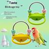1Pcs Parrot Self-Entertainment Chewing Toy, Bird Perching Perch Interactive Playtime Decoration for Budgie Cage