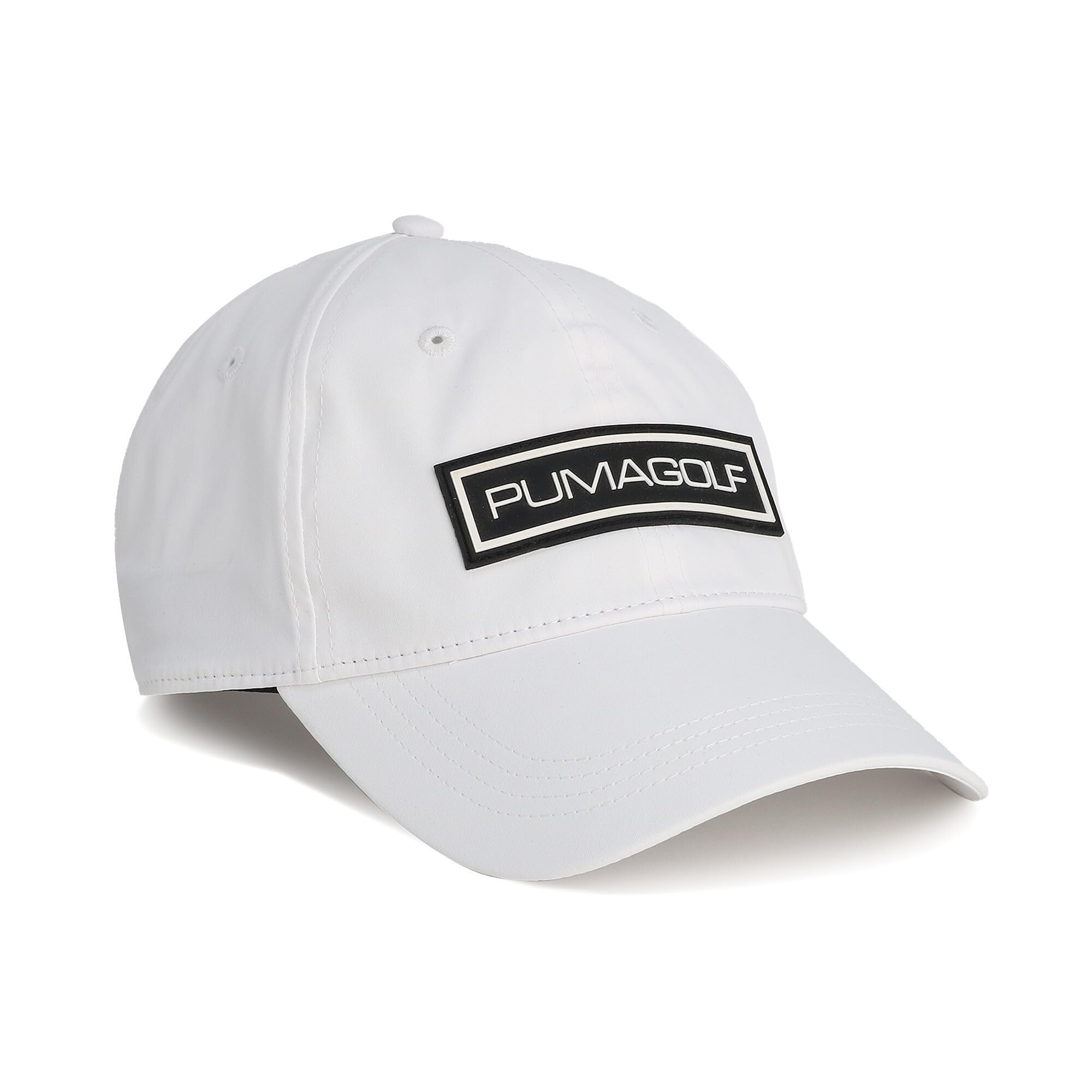 Puma White Golf Square Patch Cap 026691_03