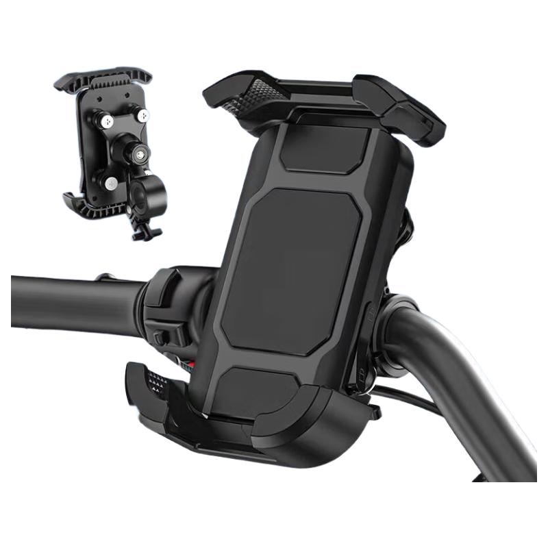 Universal Anti-Shake Phone Holder for Motorcycles & Bikes крутой черный