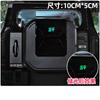For JETOUR T2 Shanhai T2 2024-2026 Decals of The Spare Tire Cover Sticker Trunk Lid Warning Car Sticker Decorative Strip