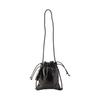 Comme Ca Ism (Mono Comme Ca) Padded Drawstring Shoulder Bag with Charm, 95-20BK05-205, Black