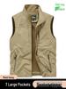 Men's Multi-Pocket Casual Sports Vest for Fishing and Outdoor Activities