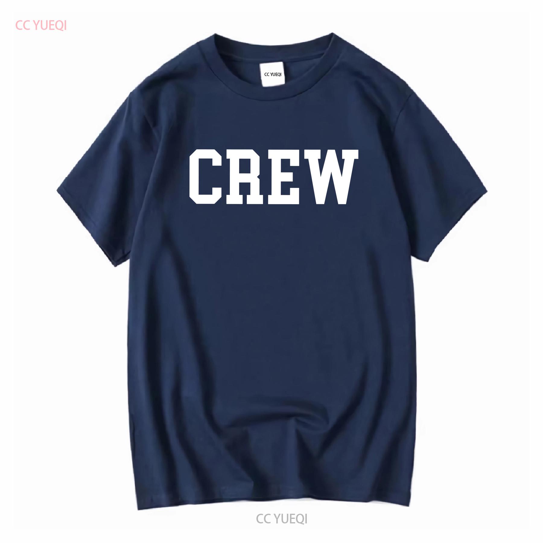 

Crew T shirt Stage Staff Management Roadies Sound Workwear Uniform Top vintage Washed Soft Comfortable graphic Versatile homme 4XL