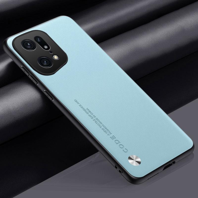 Luxury PU Leather Case For OPPO Find X5 Pro X5Pro Back Cover Silicone Shockproof Protection Phone Case For OPPO FindX5 Pro 5G