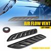Air Flow Intake Hood Scoop Vent Bonnet Cover Sticker Carbon Fiber Universal T