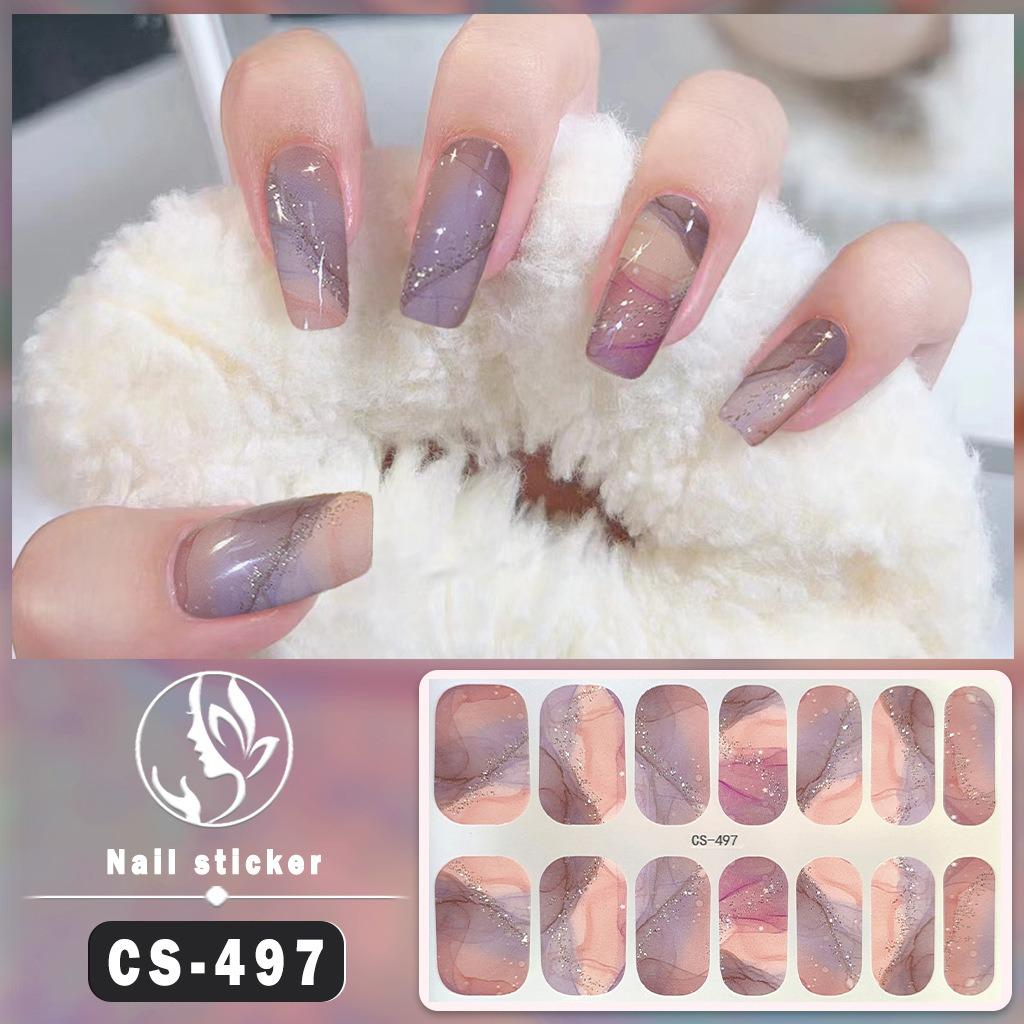 

Новая серия водонепроницаемых наклеек для ногтей из гель-лака без запекания, полная наклейка, однотонная, с эффектом перелива, бумага для ногтей, пластырь для ногтей