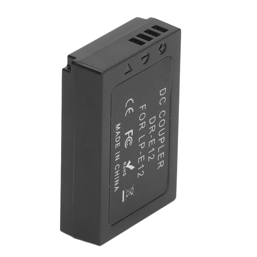 LP E12 Dummy Battery Digital Camera DR E12 DC Coupler Dummy Battery with Type C Power Adapter for M50 M200 M50 Mark Ii M100 M10 M M2