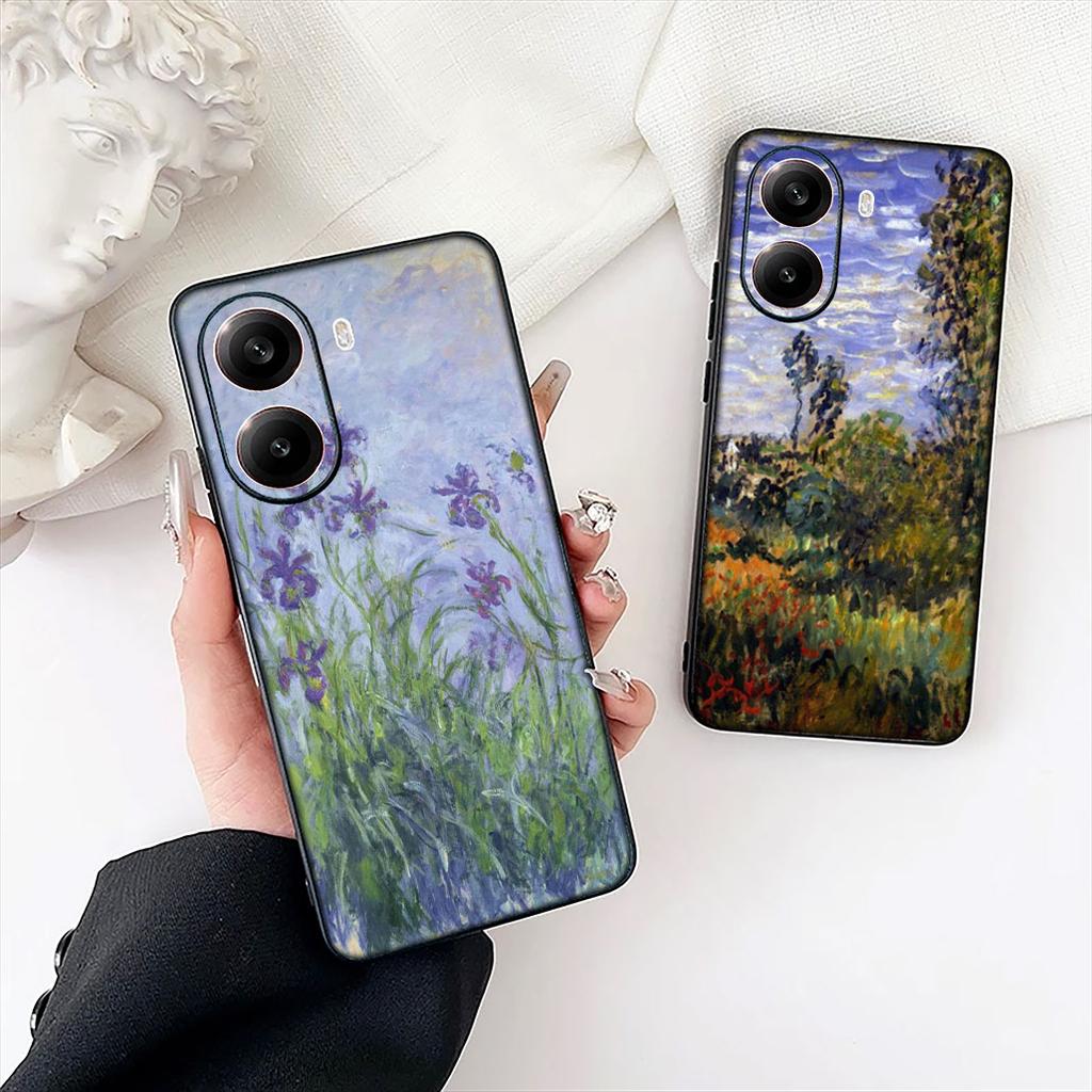 Claude Monet Impressionism Painter Phone Case for OPPO A40 A60 A80 A38 A18 A17 A16 A78 A79 A54 A25 A57 4G 5G Cover Casing