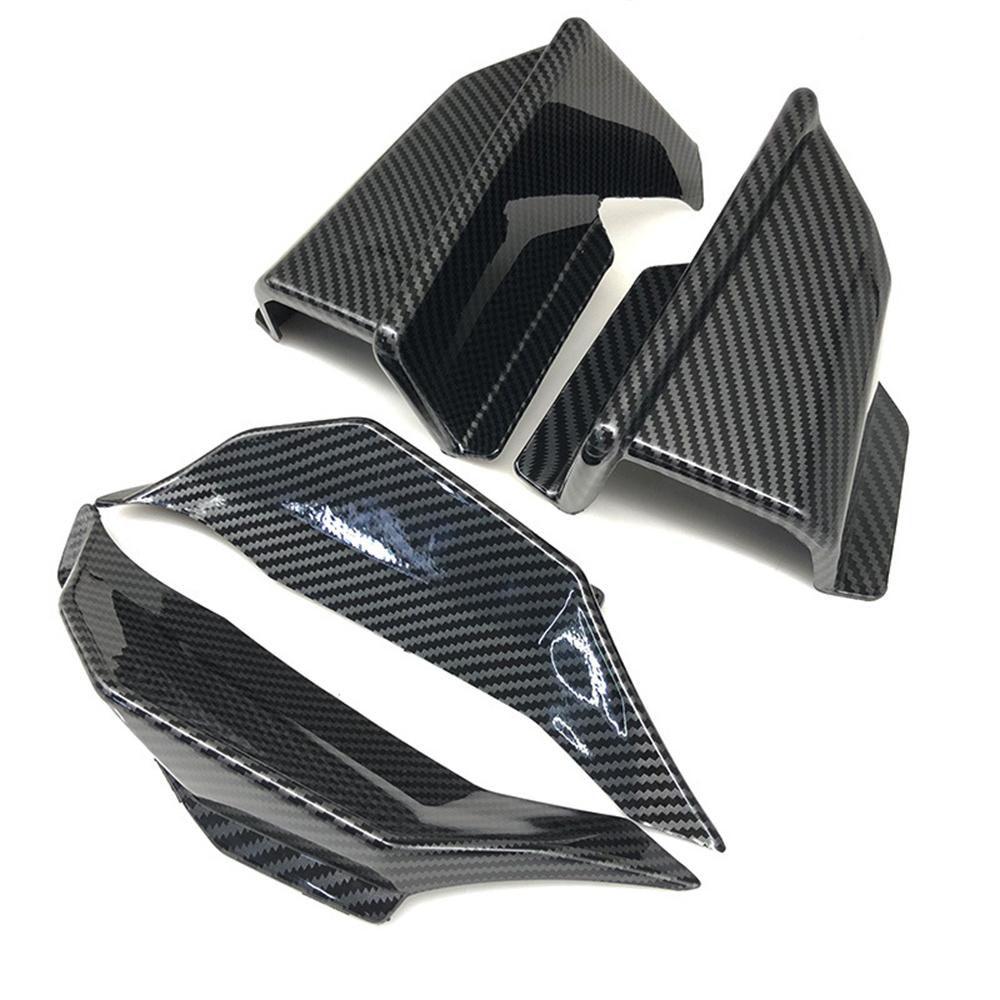 4× Front Cowl Side Winglet Wind Fin Spoiler Trim Cover For Honda ADV160 2022-23
