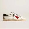 Unisex Retro Distressed White Shoes: Versatile, Height-Enhancing Korean GG Star Design