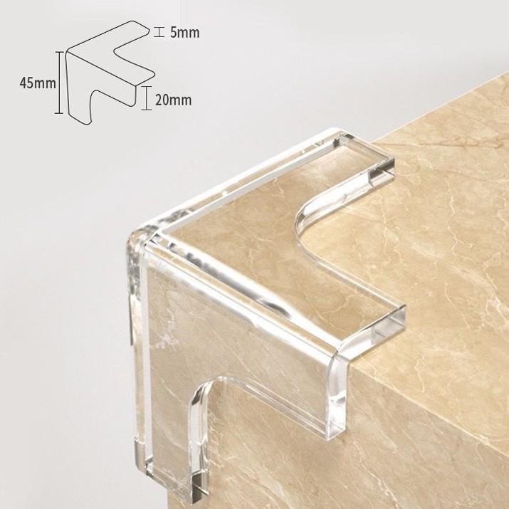 T-Shaped Anti-Collision Corner Protector for Tables and Cabinets