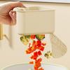 Sink Strainer Basket Suction Cup Hanging Sink Drainage Basket Sink Separation Food Scraps Filter Basket Fruit Cleaning Filter
