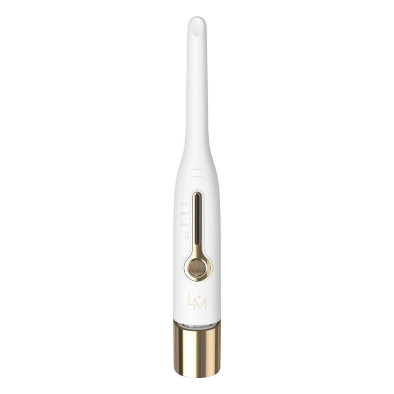 Cordless hair straightener white