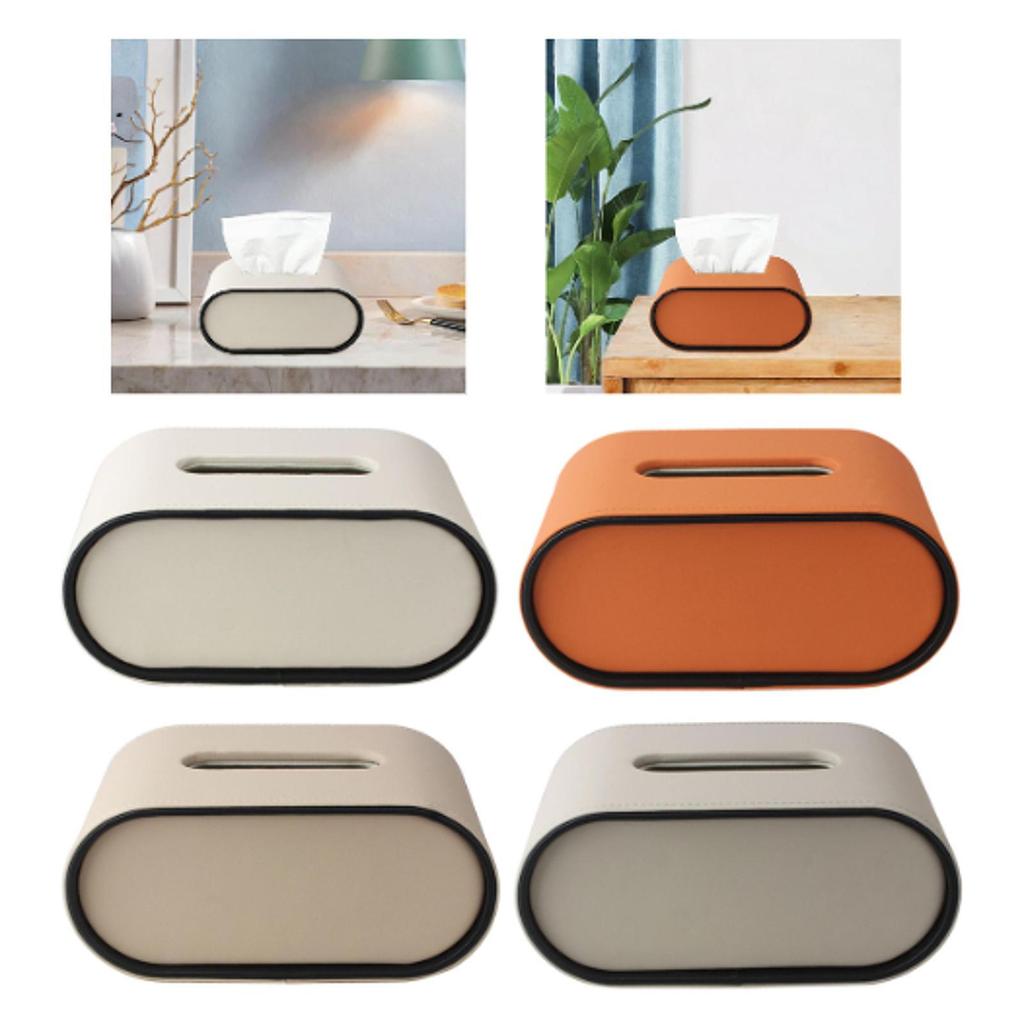 Organizer na chusteczki z PU skóry do samochodu, biura i na toaletkę